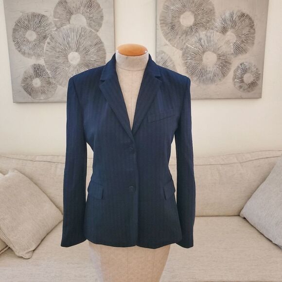 Theory Stripe Shrunken Blazer - NEW - Picture 5 of 16